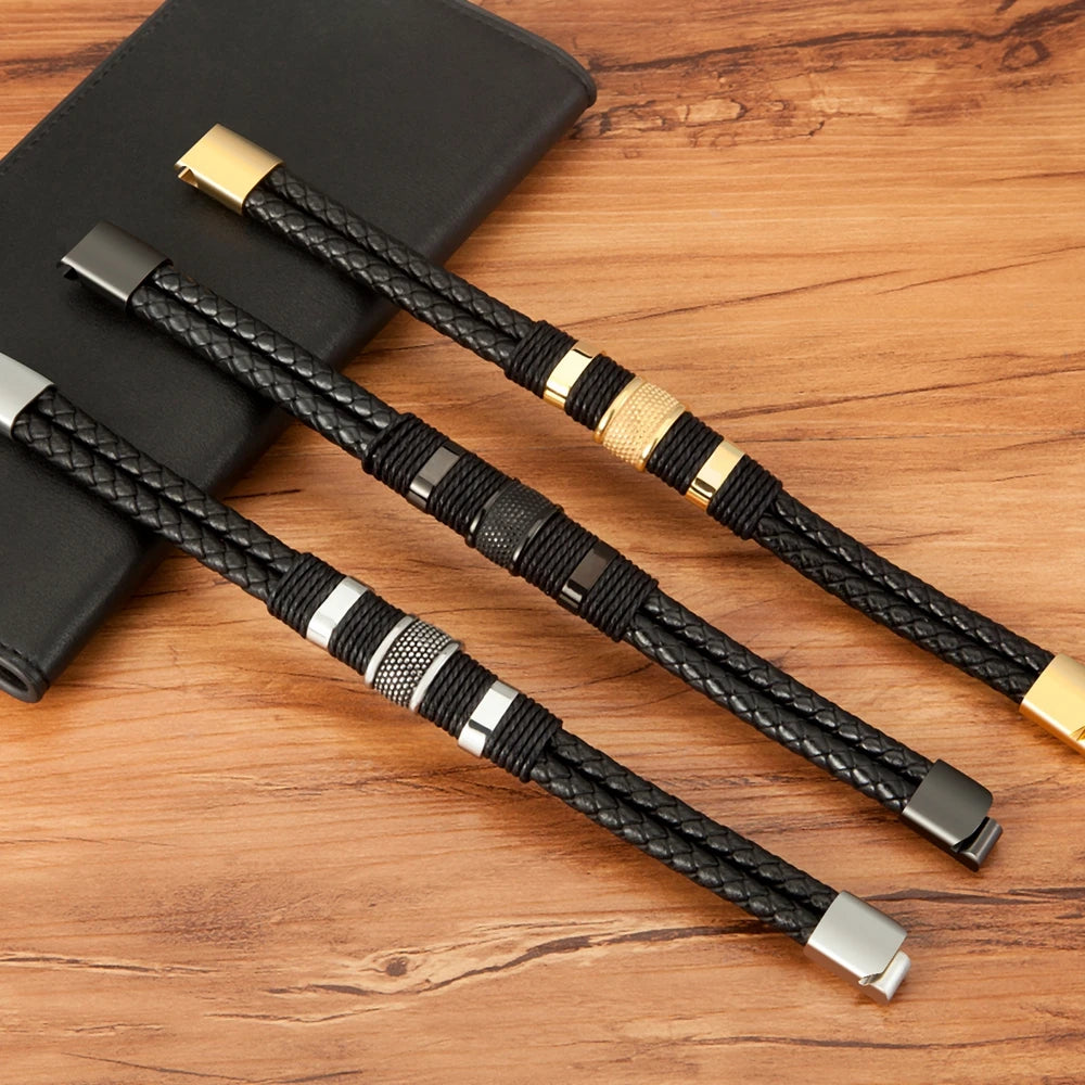 Enduring Leather Bracelet