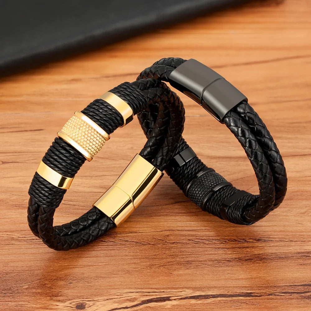 Enduring Leather Bracelet