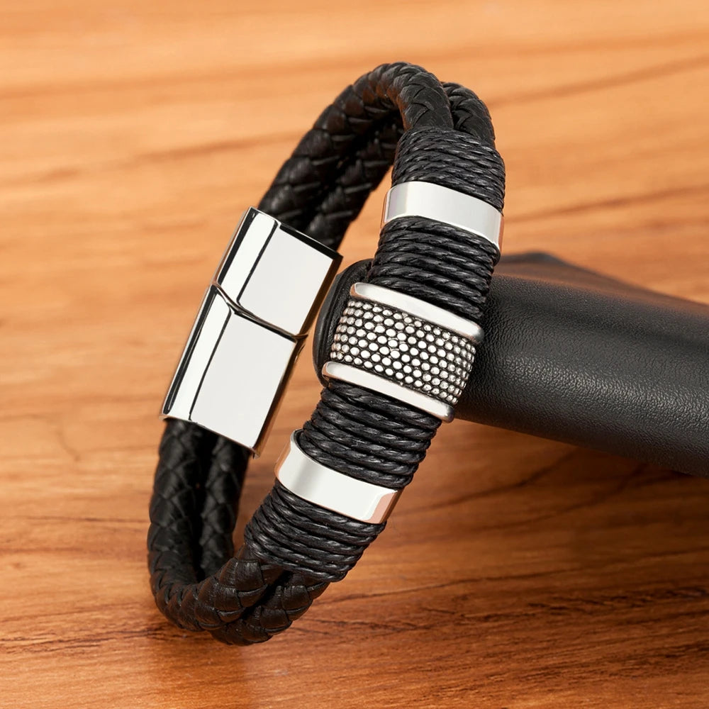 Enduring Leather Bracelet