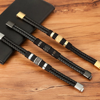 Enduring  Leather Bracelet