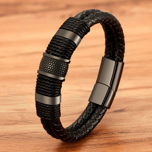 Enduring  Leather Bracelet