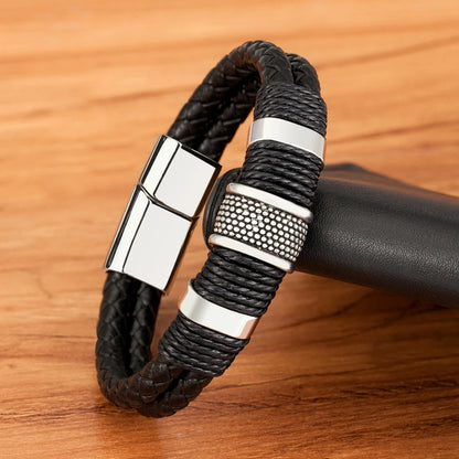 Enduring  Leather Bracelet